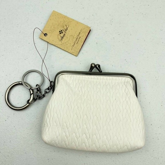 Patricia Nash Borse Coin Purse Key Chain Leather - Picture 2 of 5